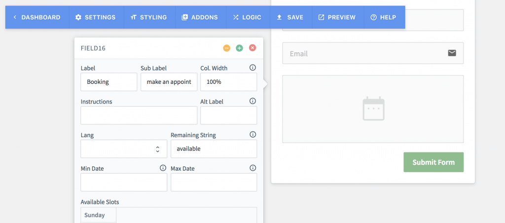 FormCraft_dashboard