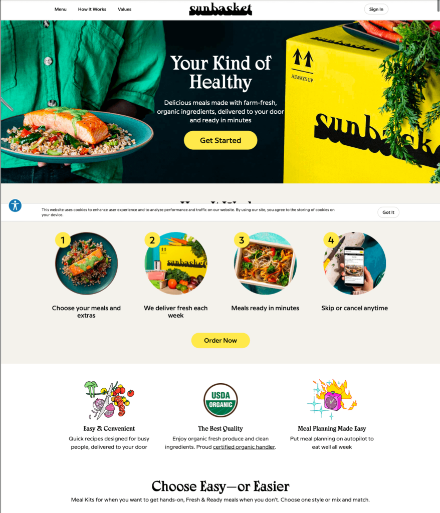 sunbasket_product_landing_page