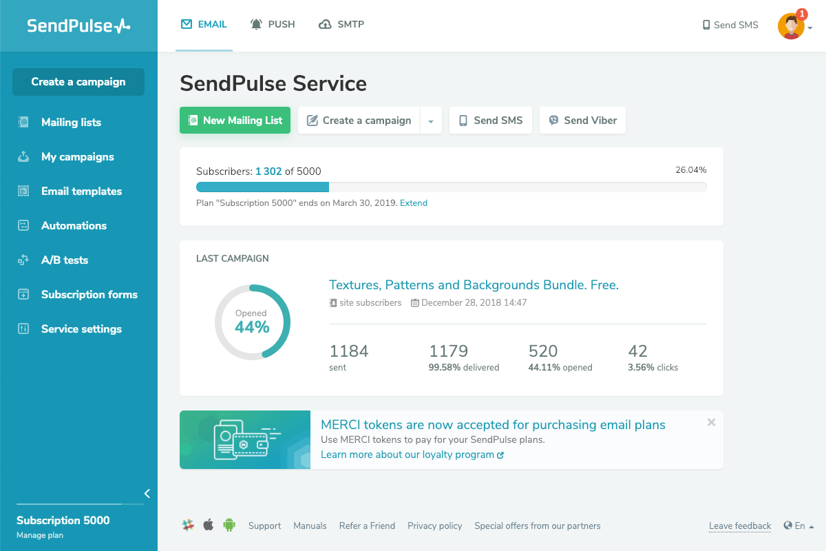 sendpulse_dashboard